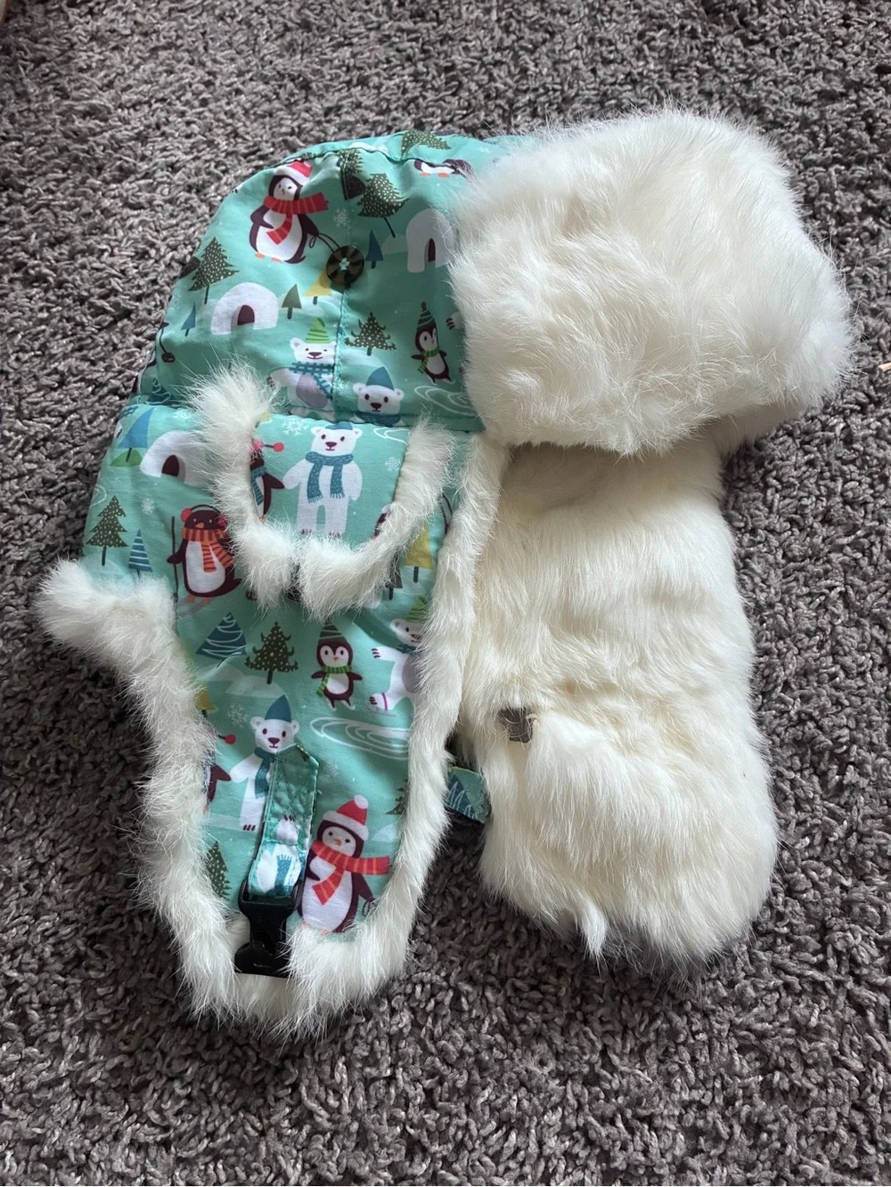 Mad Bomber Toddler Hat (buckle gone)